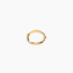 LO Collections Large Liquid Bangle in 24k Gold-Plated Brass Material