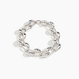 LO Collections Cocoon Choker Necklaces in Silver-Plated Brass Material