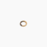 Dinosaur Designs Modern Tribal Band Ring in Sandy Pearl color resin with Wide Fit