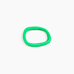 Dinosaur Designs Slate Bangle in Leaf color resin with Wide Fit