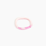 Dinosaur Designs Slate Bangle in Shell Pink color resin with Wide Fit
