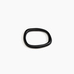 Dinosaur Designs Slate Bangle in Black color resin with Wide Fit