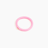 Dinosaur Designs Round Rock Wishbone Bangle in Parakeet color resin with Wide Fit