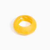 Dinosaur Designs Boulder Bangle in Honeycomb color resin with Wide Fit