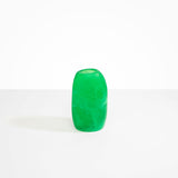 Dinosaur Designs Medium Pebble Vase in Leaf color resin