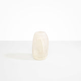 Dinosaur Designs Medium Pebble Vase in Chalk Swirl color resin