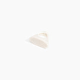 Dinosaur Designs Shield Ring in Chalk Swirl color resin with Regular Fit