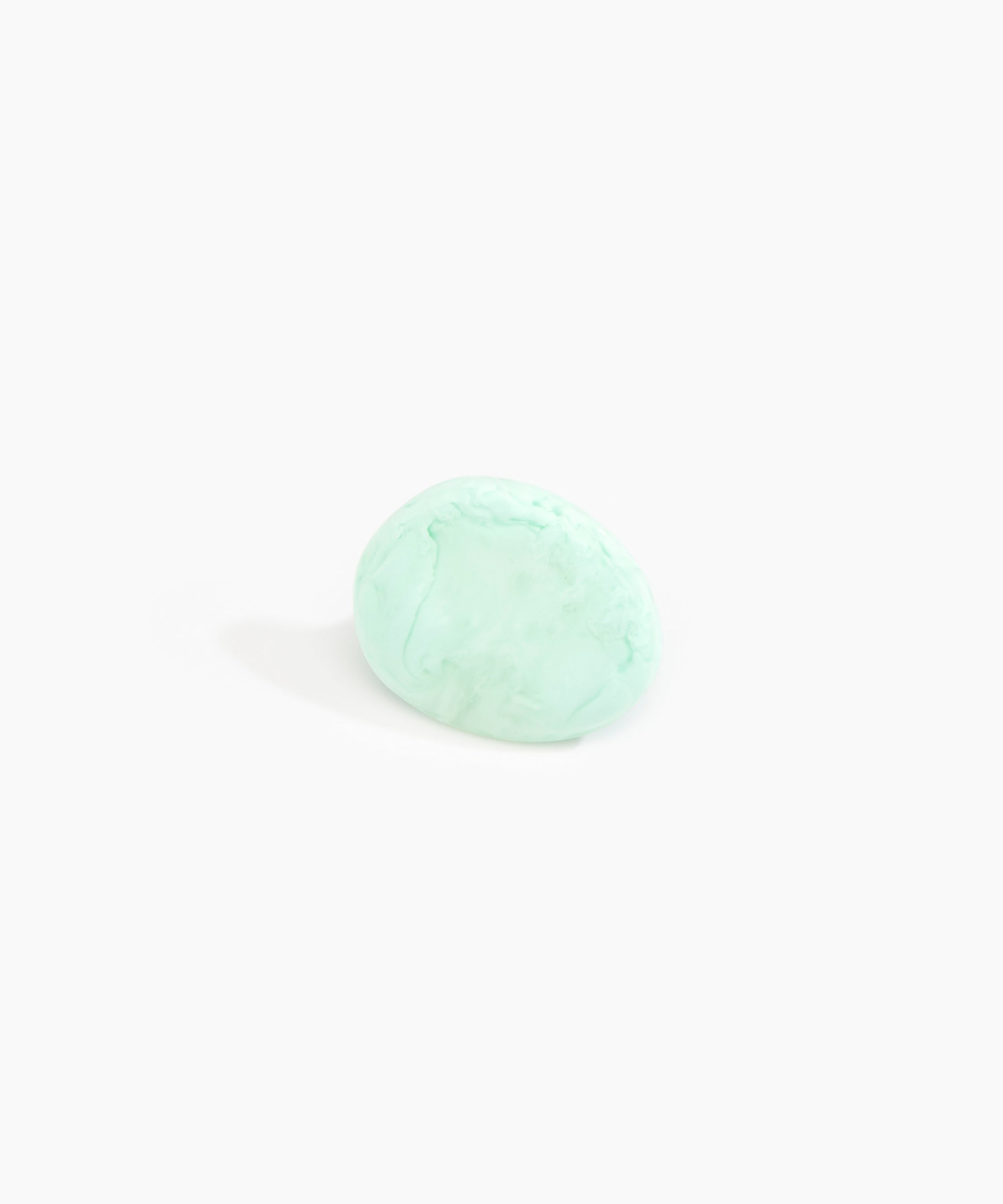 Dinosaur Designs Stone Ring in Mint color resin with Wide Fit