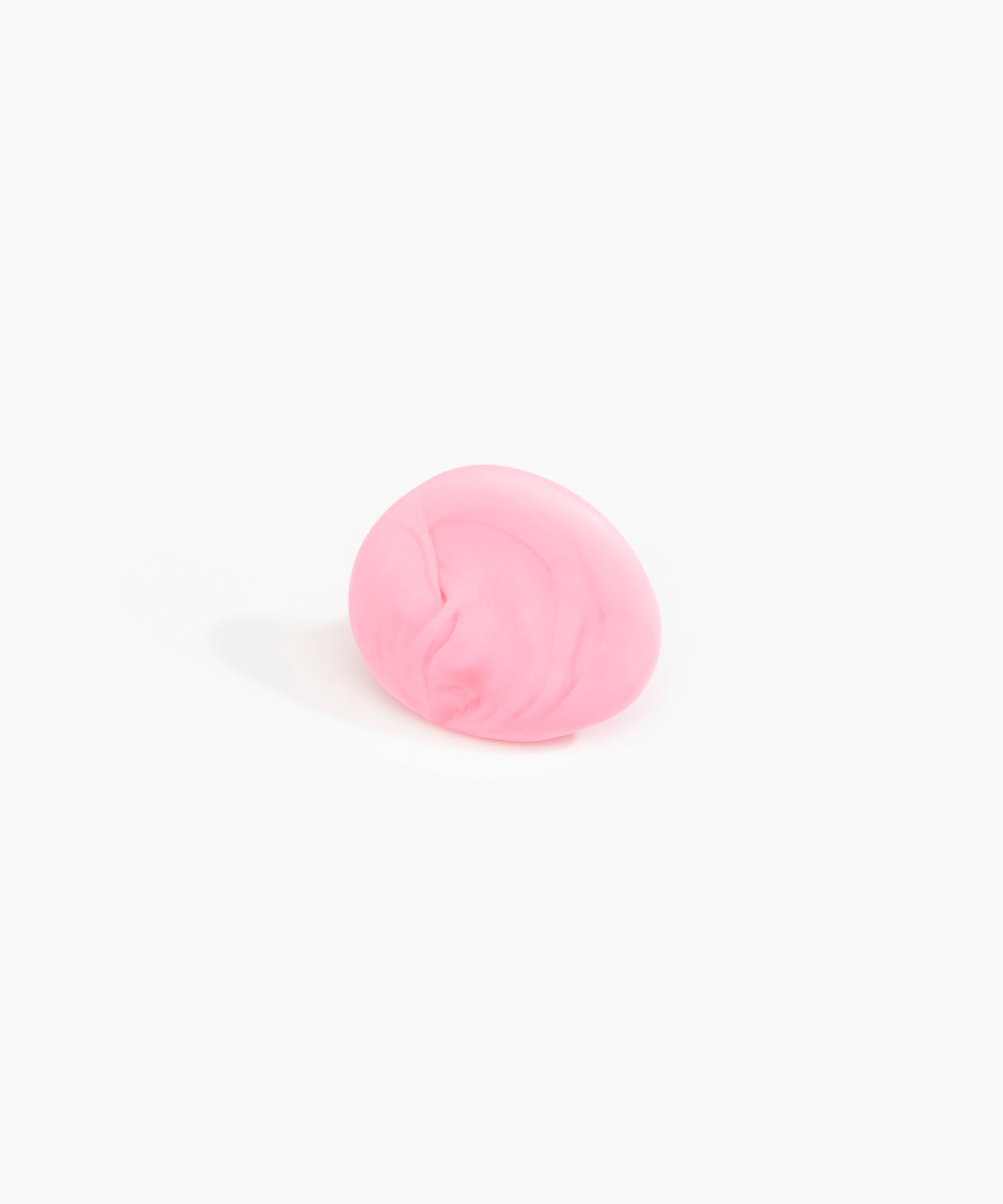 Dinosaur Designs Stone Ring in Parakeet color resin with Wide Fit
