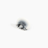 Dinosaur Designs Stone Ring in White Marble color resin with Wide Fit