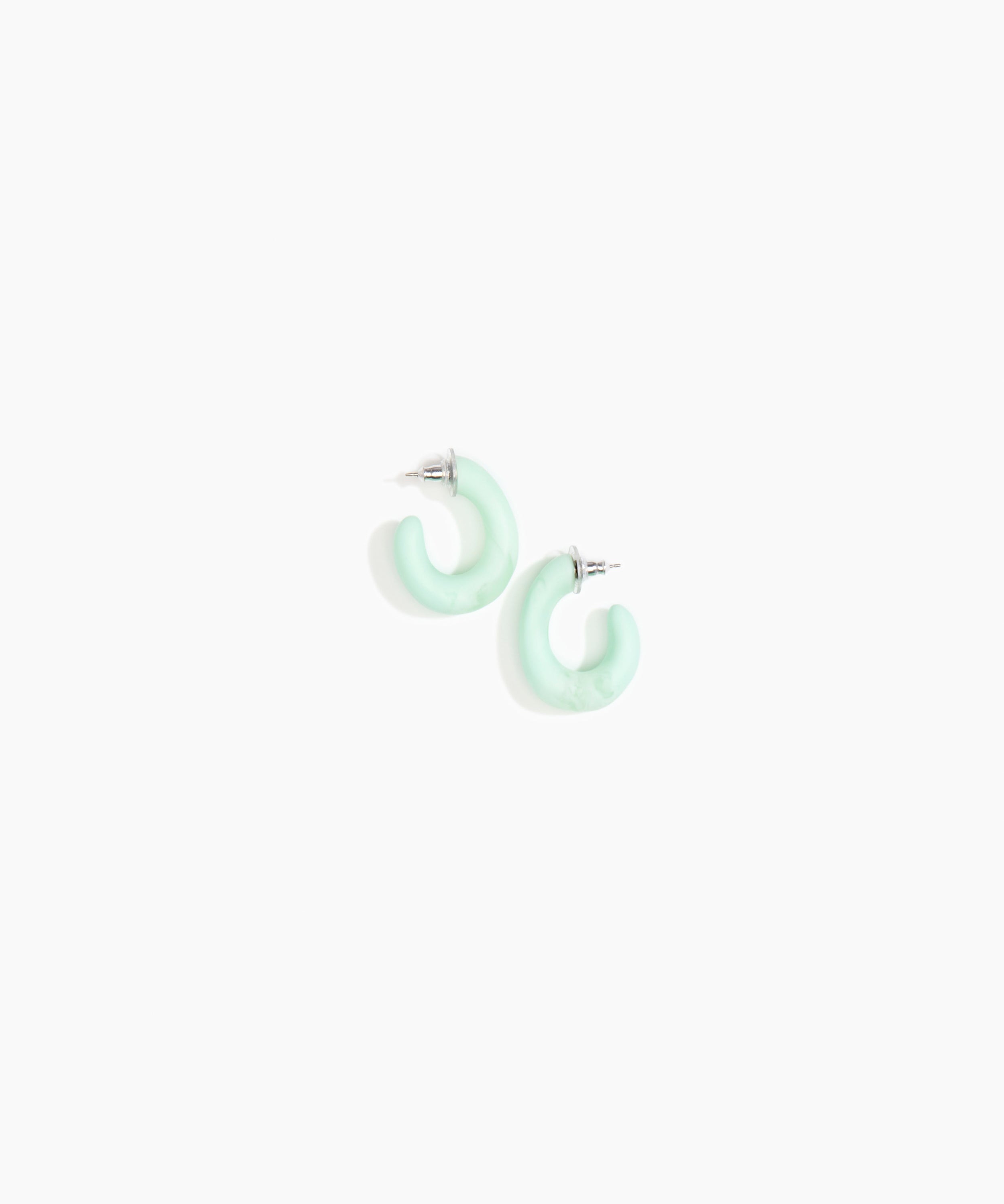 Small Pebble Loop Earrings