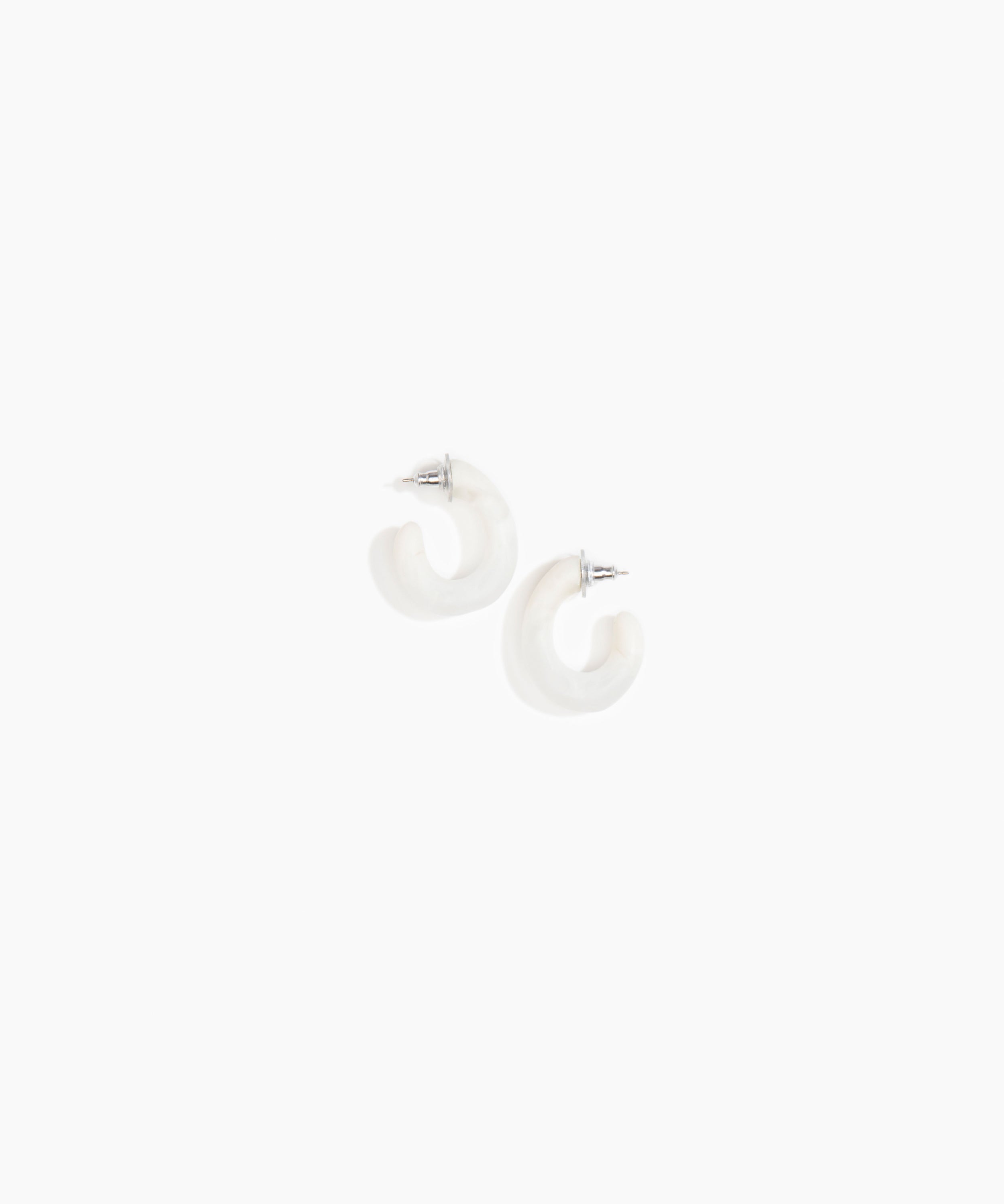 Small Pebble Loop Earrings