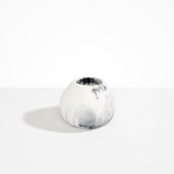 Dinosaur Designs Volcanic Vase in White Marble color resin