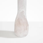 Dinosaur Designs Tall Studio Vase in Chalk Swirl color resin