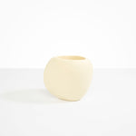 Dinosaur Designs Large Rock Vase in Cream color resin