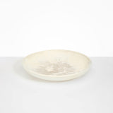 Dinosaur Designs Atelier Salad Bowl in Chalk Swirl color resin