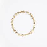 LO Collections Daisy Choker in Nano-Coated Brass Material resin with Regular Fit