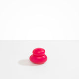 Dinosaur Designs Medium Pebble Jar in Flamingo color resin