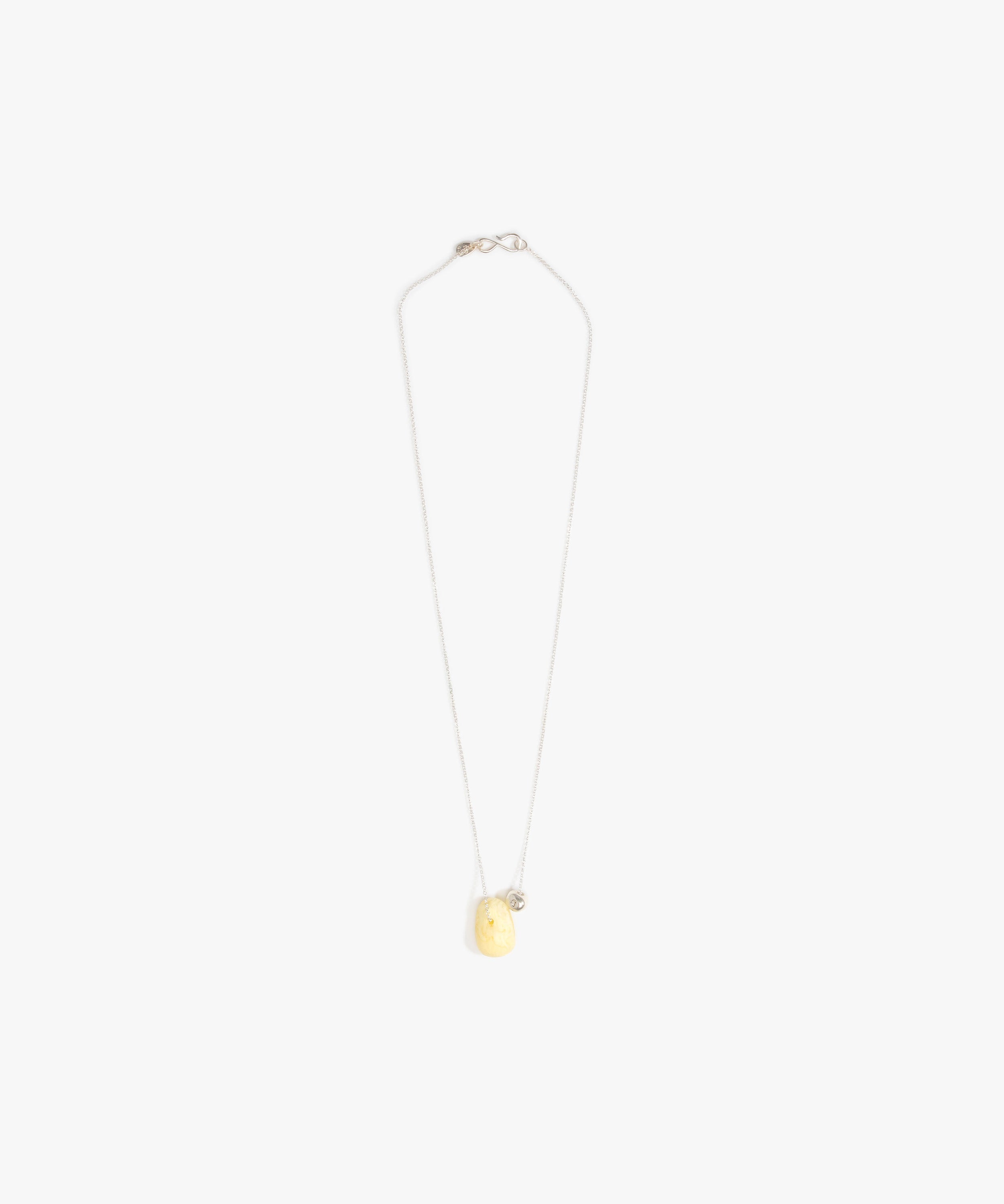 Dinosaur Designs Joie De Vivre Pendant in Lemon color resin with 925 Sterling Silver Material