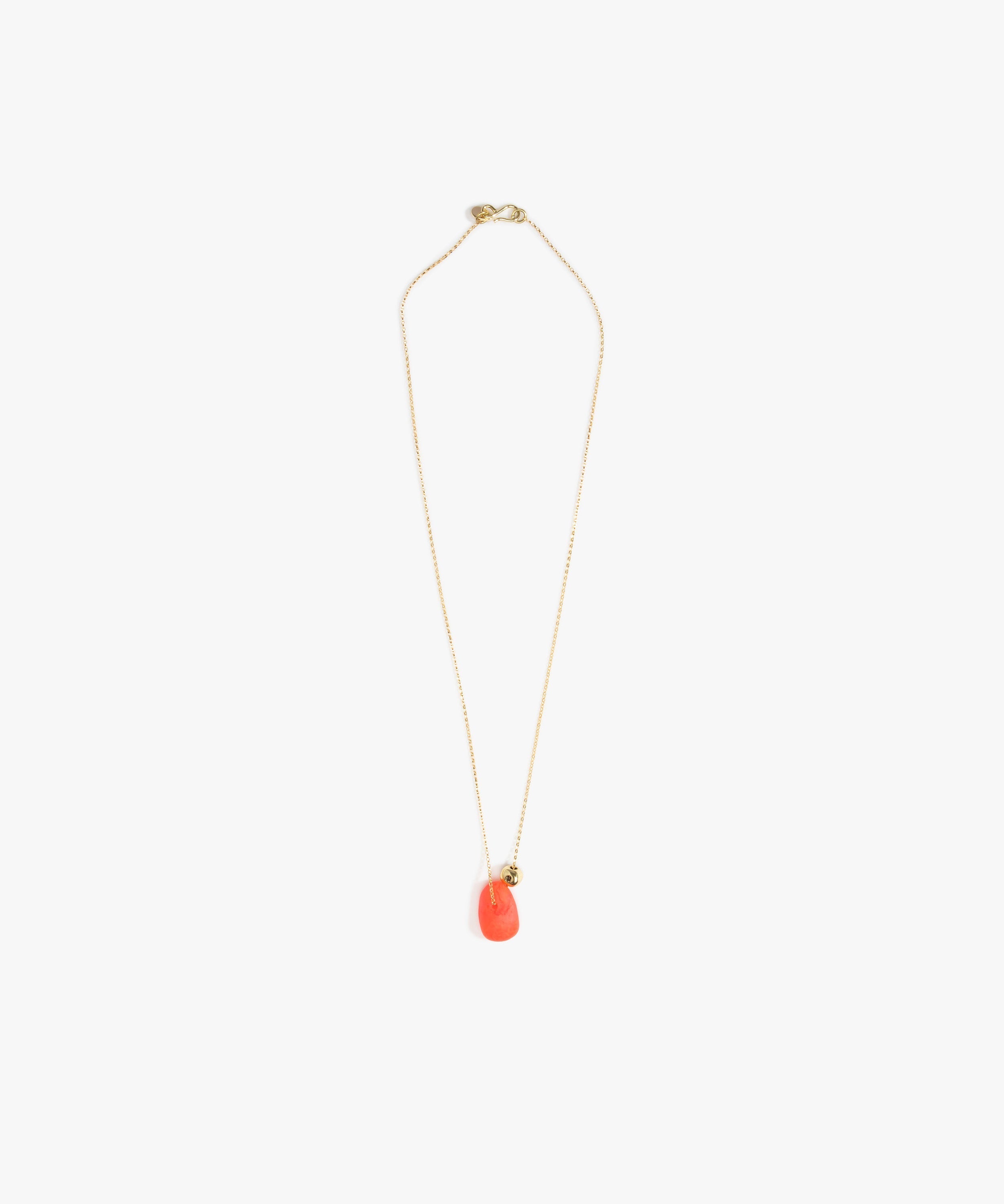 Dinosaur Designs Joie De Vivre Pendant in Lychee color resin with Gold-Filled Material