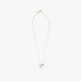Dinosaur Designs Joie De Vivre Pendant in Mint color resin with Gold-Filled Material