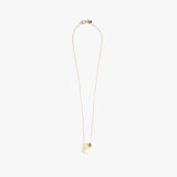 Dinosaur Designs Joie De Vivre Pendant in Chalk Swirl color resin with Gold-Filled Material