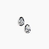Dinosaur Designs Small Rock Beads in Black Marble color resin