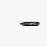 Dinosaur Designs Stone Cheese Knife in White Marble color resin