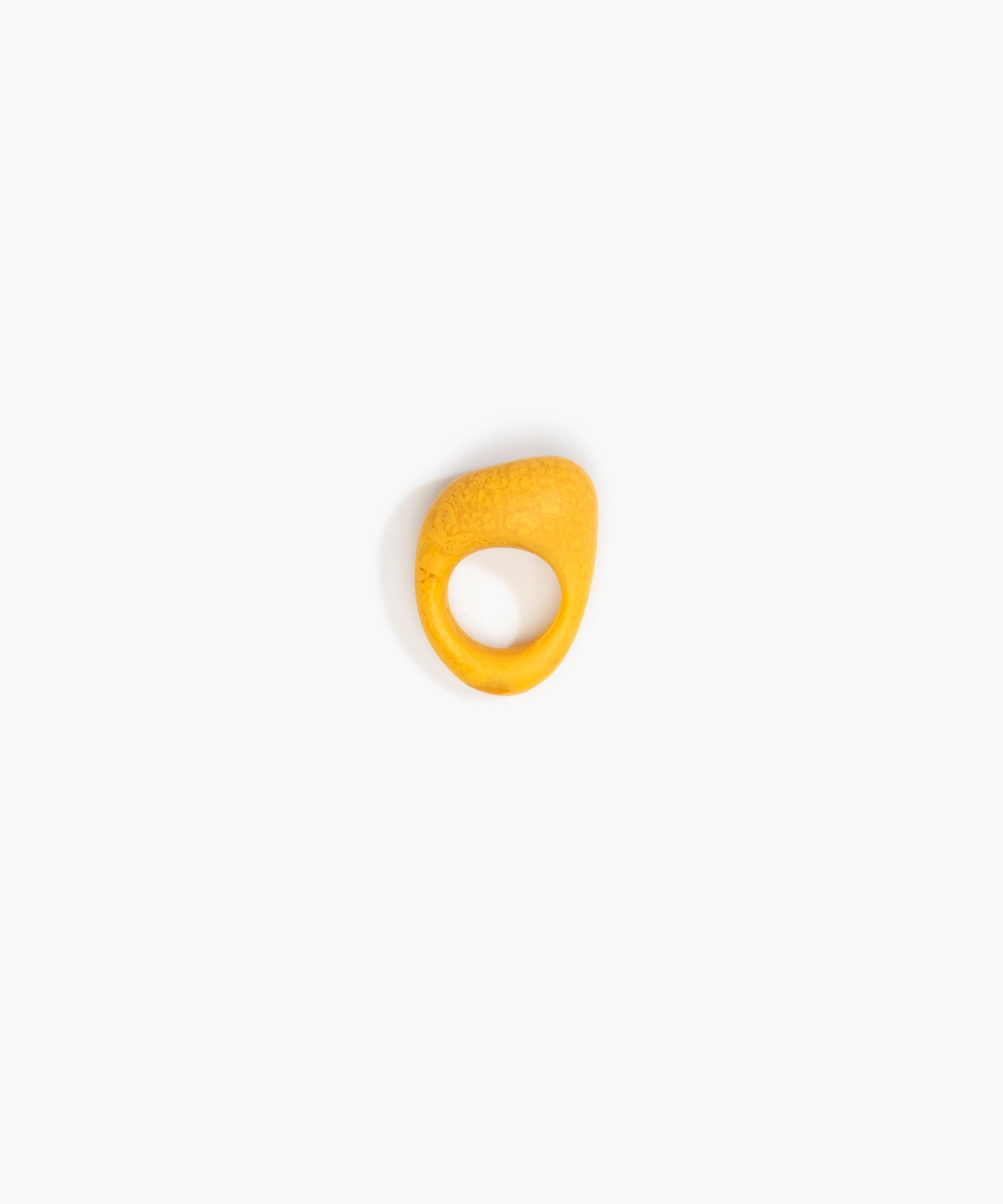 Dinosaur Designs Pebble Ring in Honeycomb color resin with Regular Fit