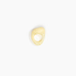 Dinosaur Designs Pebble Ring in Lemon color resin with Regular Fit