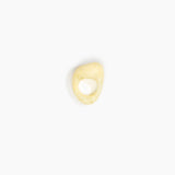 Dinosaur Designs Pebble Ring in Lemon color resin with Regular Fit