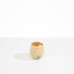 Dinosaur Designs Large Rock Cup in Sandy Pearl color resin