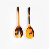 Dinosaur Designs Long Stone Servers in Tortoise color resin