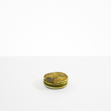 Dinosaur Designs Boulder Coaster Coasters in Malachite color resin