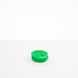 Dinosaur Designs Boulder Coaster Coasters in Leaf color resin