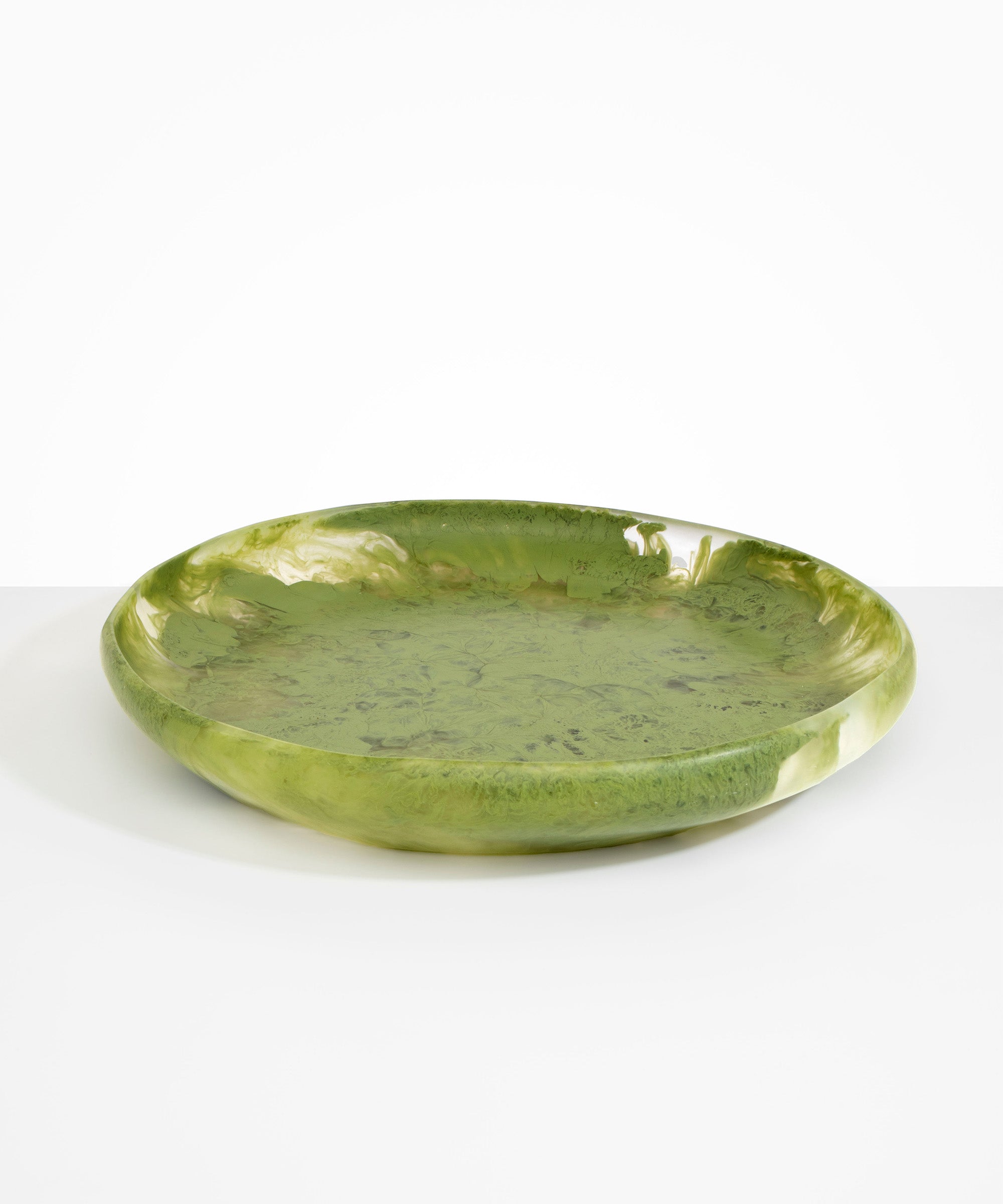 Dinosaur Designs Extra Large Earth Bowl in Olive color resin