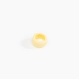 Dinosaur Designs Band Ring in Lemon color resin with Wide Fit