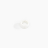 Dinosaur Designs Band Ring in Snow Swirl color resin with Wide Fit