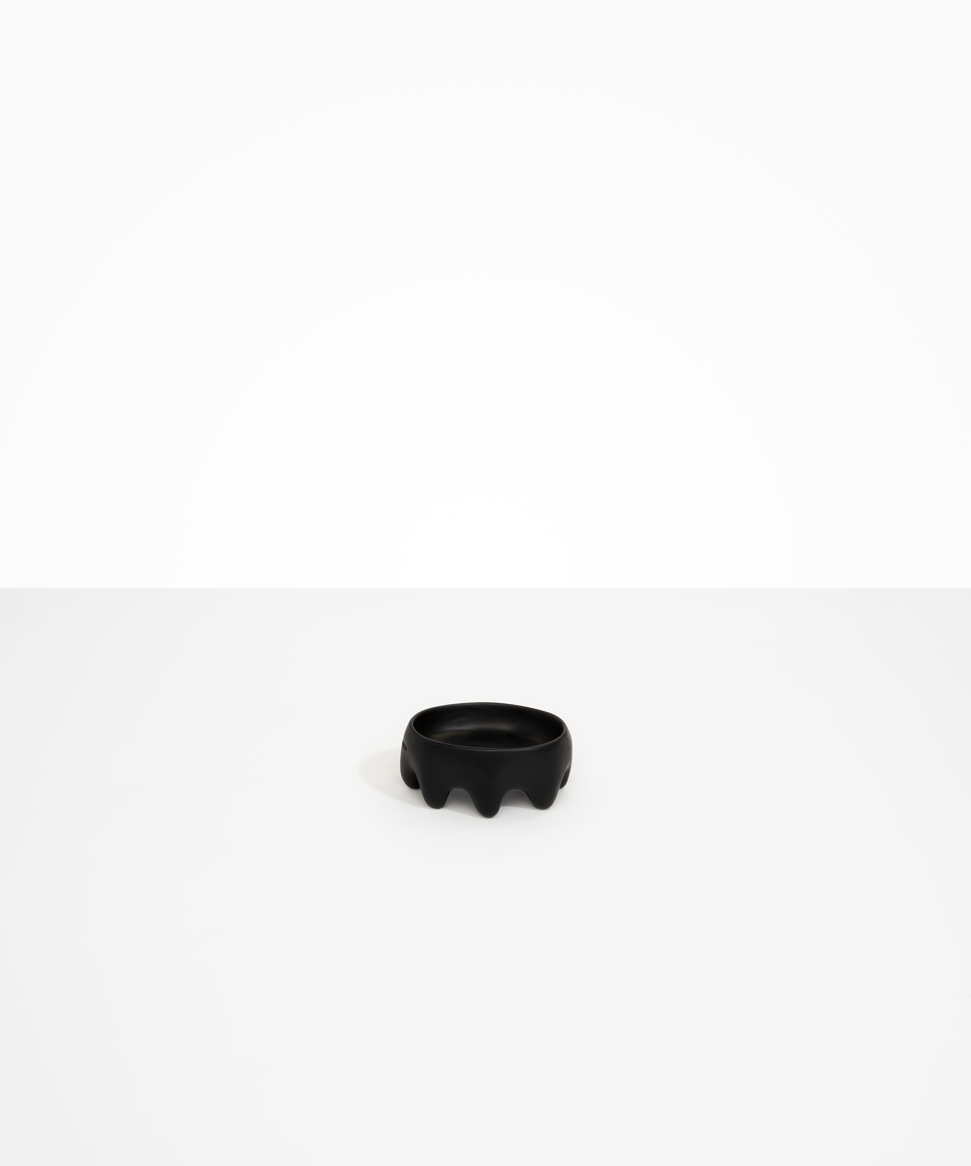 Dinosaur Designs Crown Dish in Black color resin