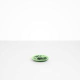Dinosaur Designs Temple Dish in Moss color resin
