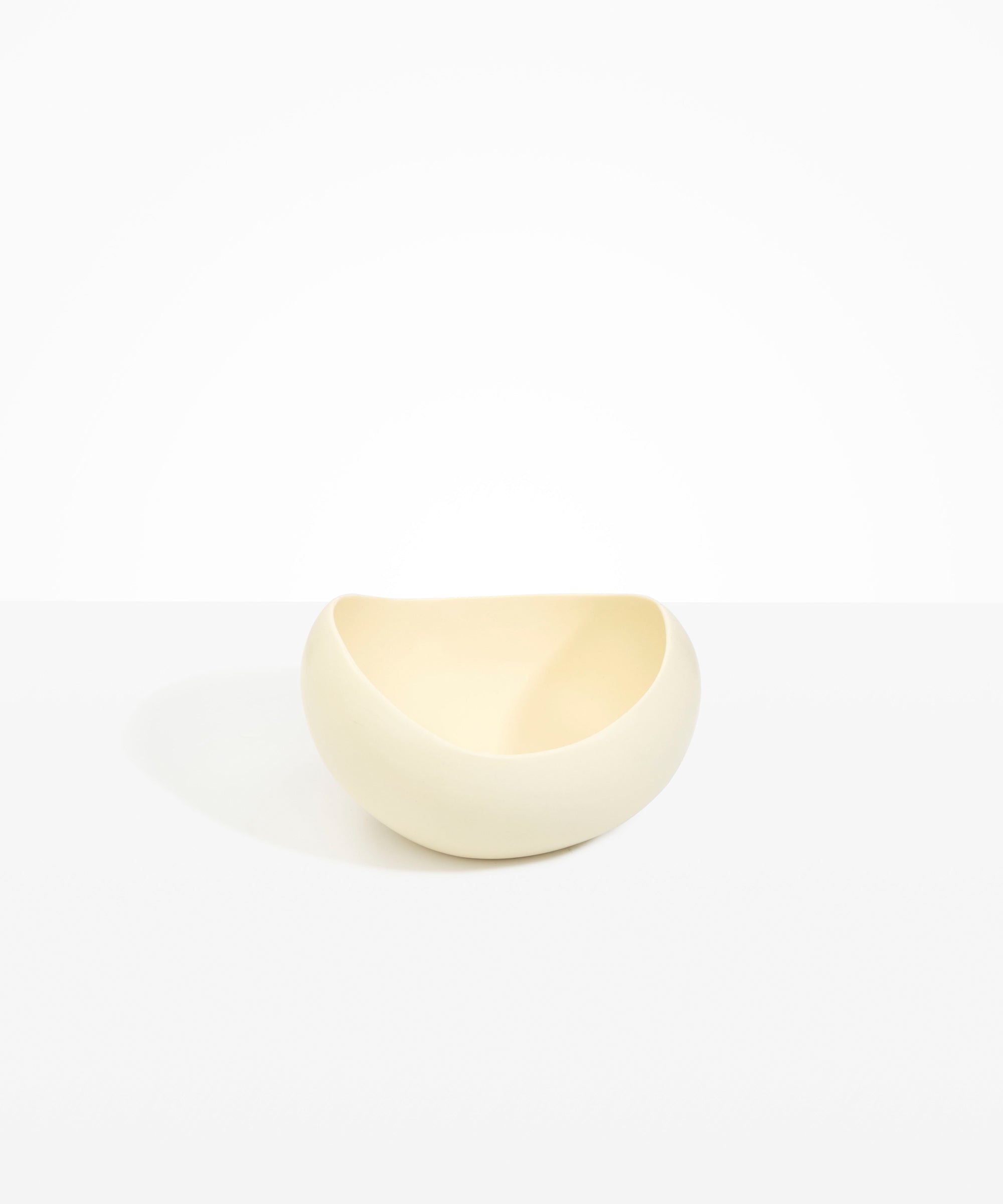 Dinosaur Designs Large Beetle Bowl in Cream color resin