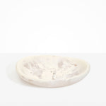Dinosaur Designs Large Bones Bowl in Chalk Swirl color resin
