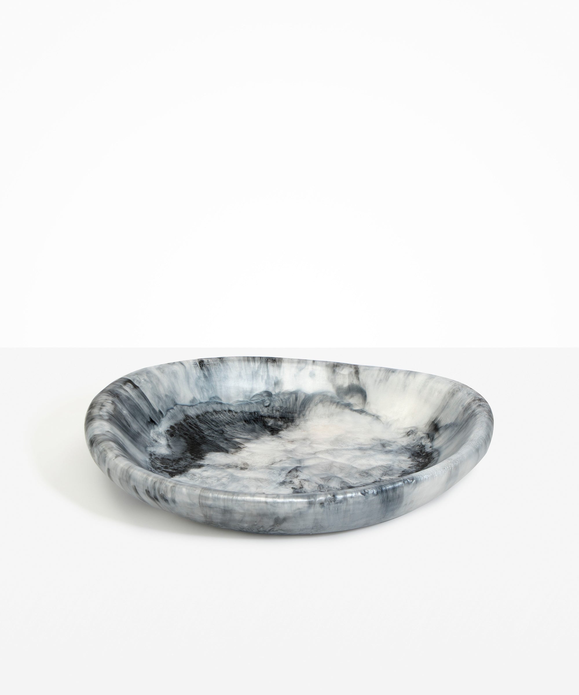 Dinosaur Designs Large Bones Bowl in Slate color resin
