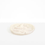 Dinosaur Designs Medium Bones Bowl in Chalk Swirl color resin