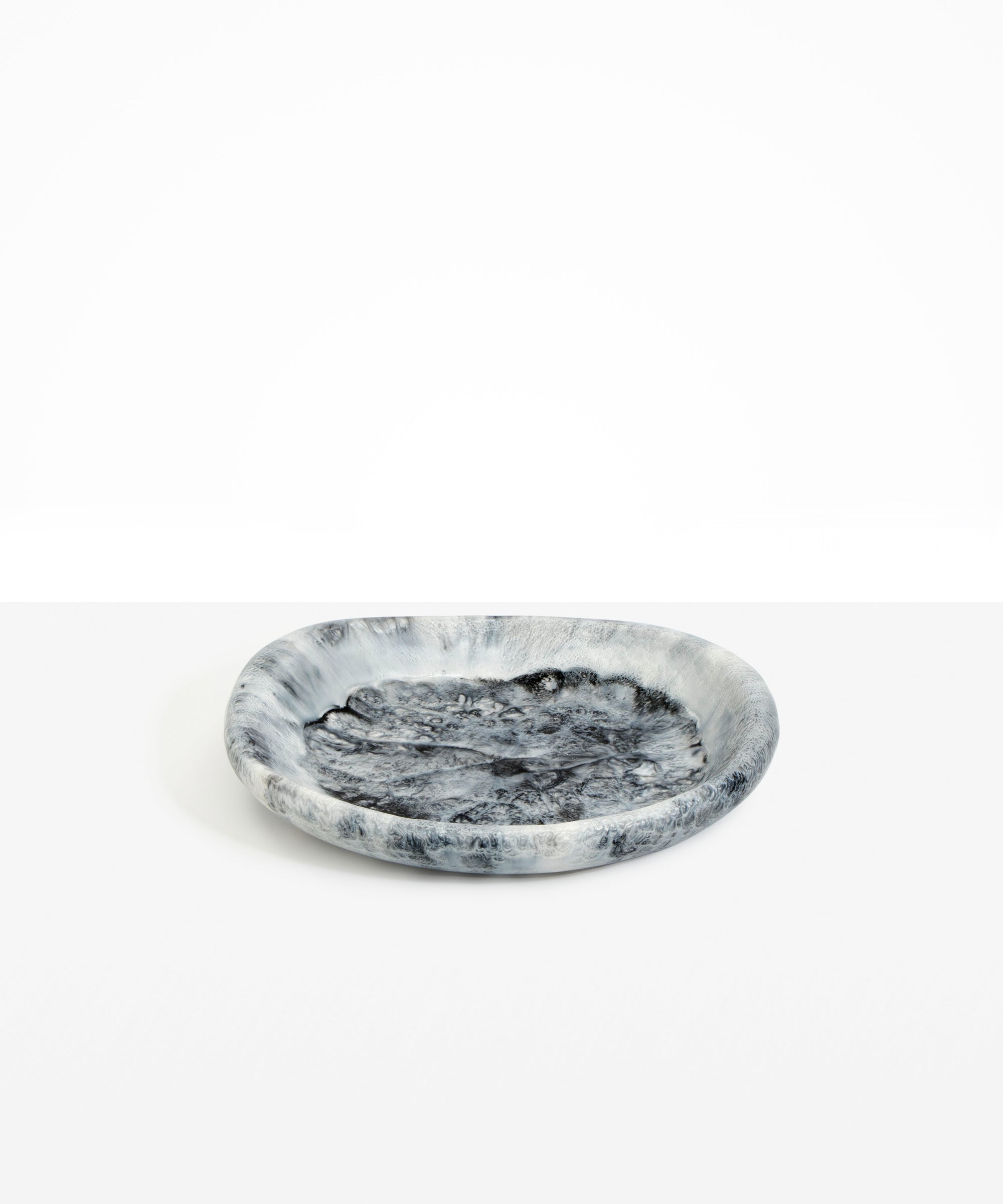 Dinosaur Designs Medium Bones Bowl in Slate color resin