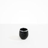 Dinosaur Designs Large Rock Cup in Black Marble color resin
