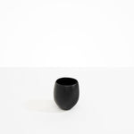 Dinosaur Designs Large Rock Cup in Black color resin