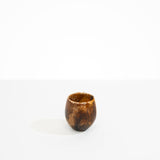 Dinosaur Designs Large Rock Cup in Dark Horn color resin