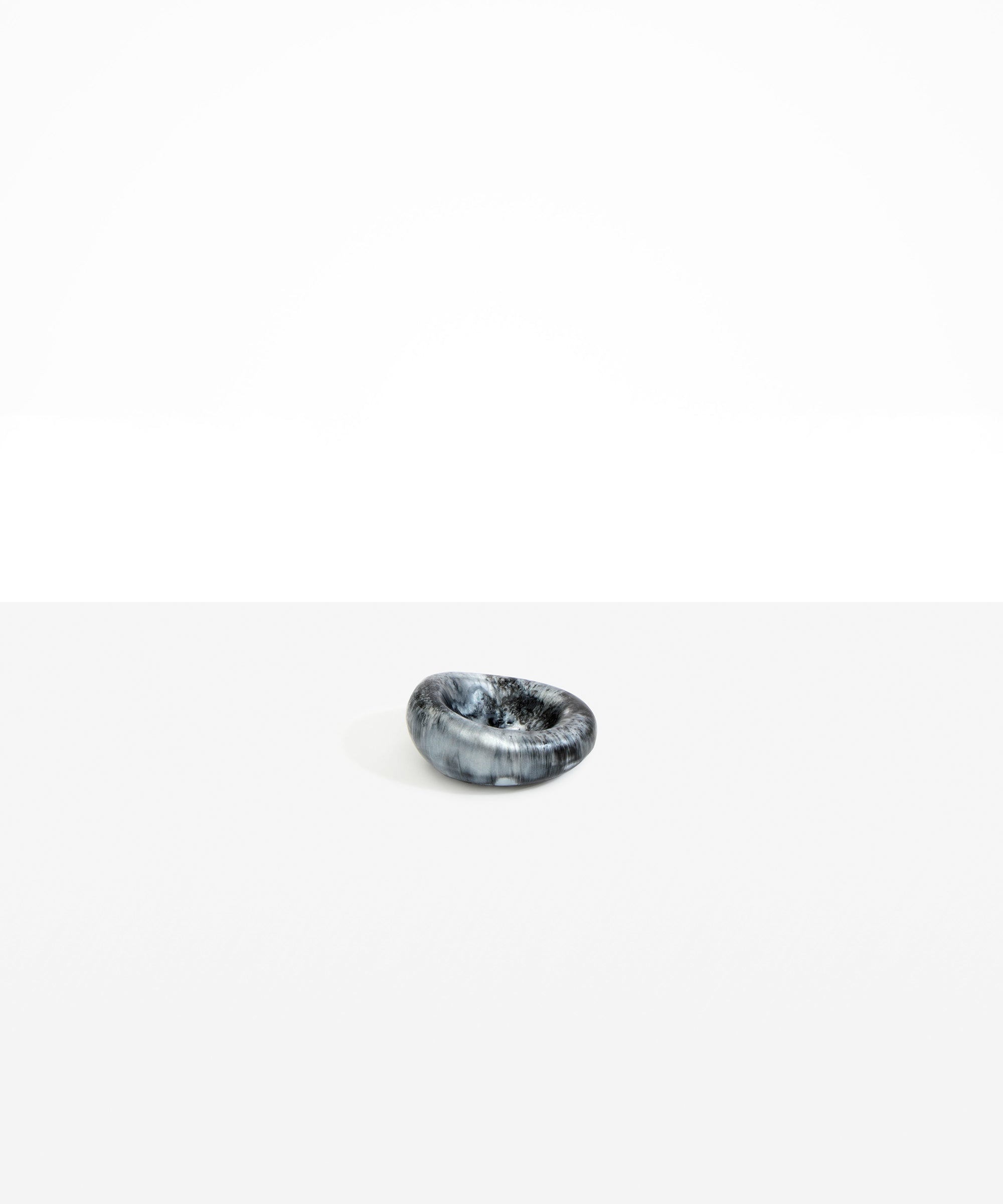 Dinosaur Designs Small Drift Dish in Slate color resin