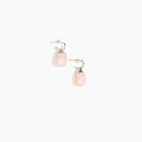 Dinosaur Designs ERRCKHOOPSML Small River Rock Hoop Earrings ROSE SWIRL